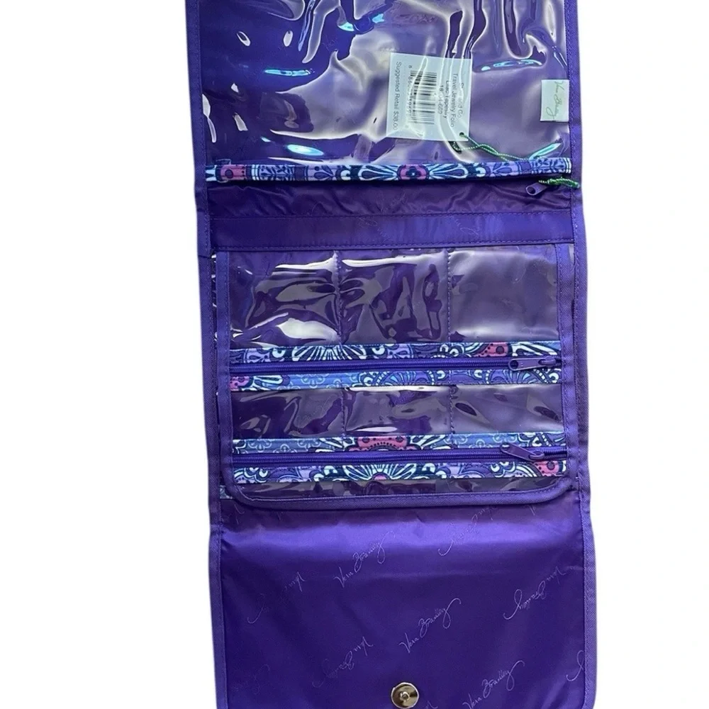 Collapsible Vera Bradley Travel Organizer Lilac‎ Tapestry NWT